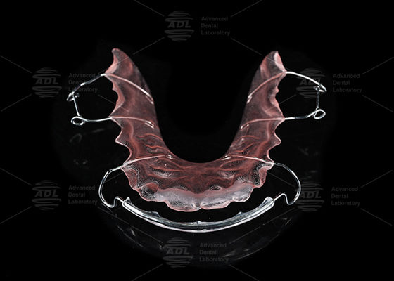 acheter Appareil de contention Hawley orthodontique en acier inoxydable et acrylique de laboratoire dentaire chinois pour traitement orthodontique fabrication en ligne